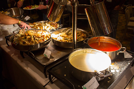 Sauces and roast chicken