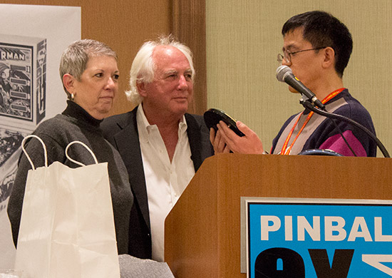 An award to Gary Stern and Shelley Sax