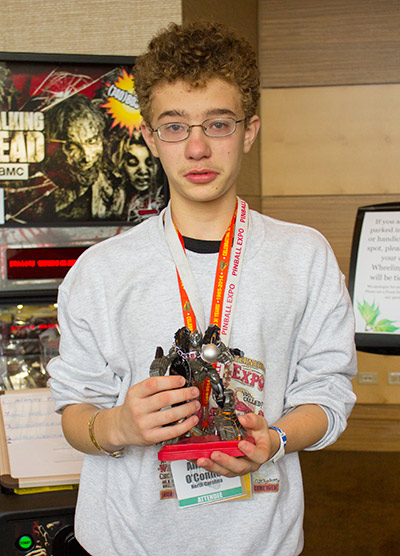Second place, Andrew O'Connor