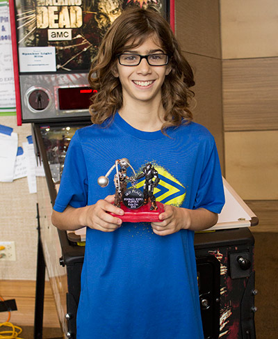 Third place, Zachary Parks