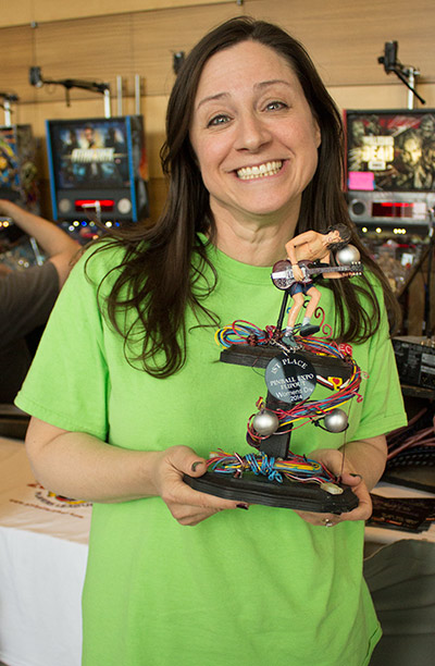 Winner of the Women's Division, Alysa Parks