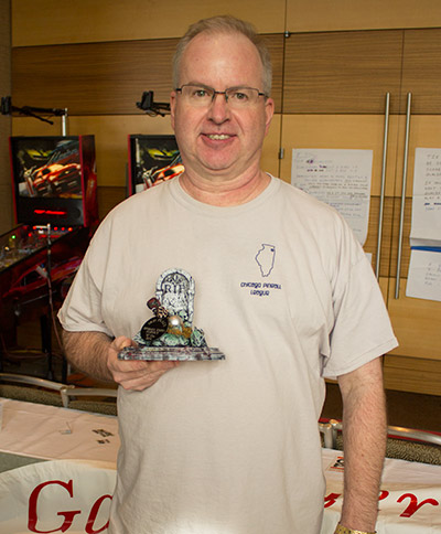 Third place, Dan Garrett