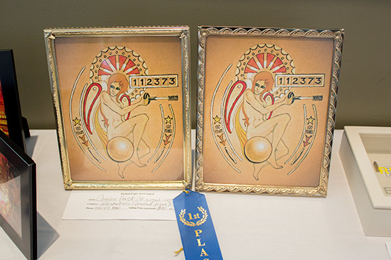 Entries for the pinball art contest