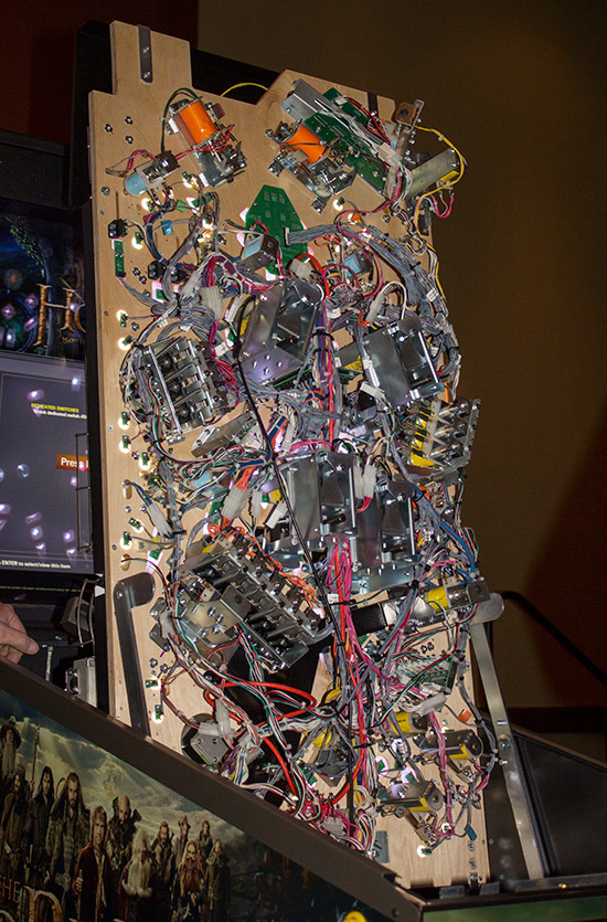 Under the playfield