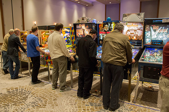 Although more machines are yet to come, this area was very busy