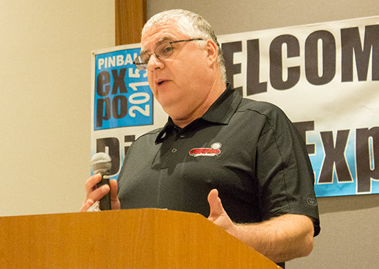 Pinball Expo Hall of Fame 2015 inductee, John Rotharmel