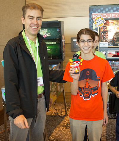 Winner of the Kids Tournament, Zachary Parks