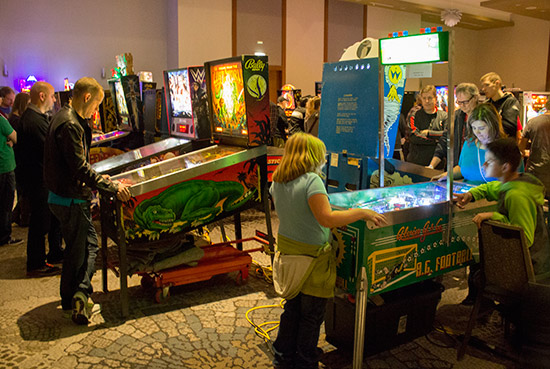 The number of machines was certainly down compared to last year