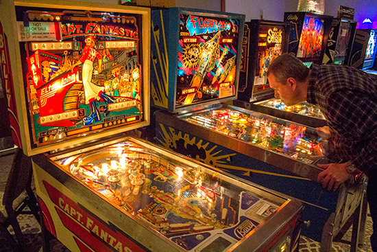 There was a wide range of machines, from EMs to the latest Stern games