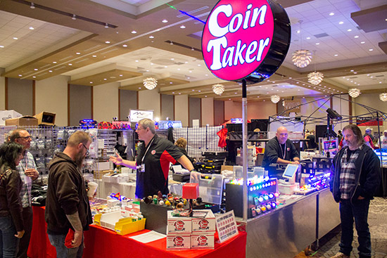 The Coin Taker stand