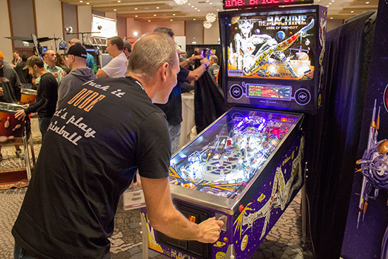 Dutch Pinball's stand had Bride of Pinbot 2.0...