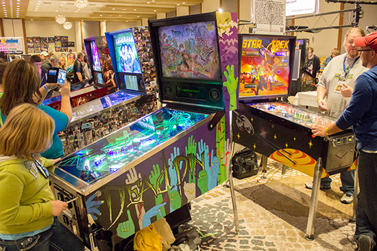 ...and several P-ROC-based custom game designs; Star Trek: The Mirror Universe, Deadpin, The Kugler Family, Buffy The Vampire Slayer and Wrath of Olympus
