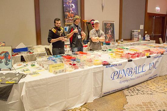 The Pinball Inc. stand