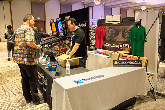 The ColorDMD stand