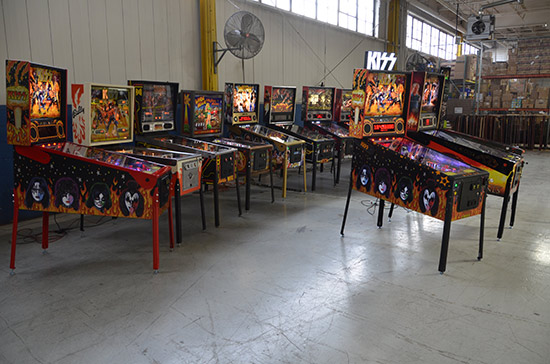 At the start of the tour, three of the newest machines were set up