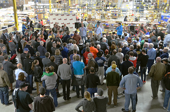 Guests awaiting the start of the tour