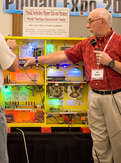 The Pinball Machine Components Display