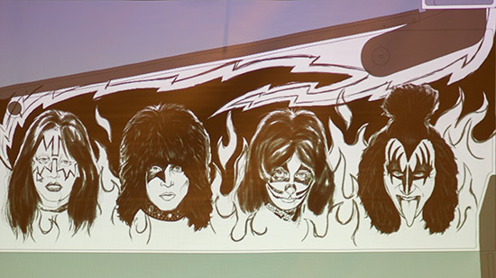 Sample cabinet artwork
