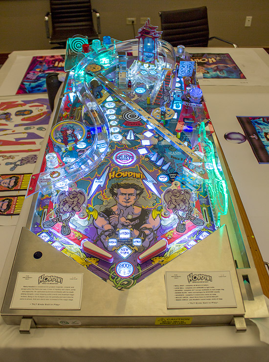 The Houdini playfield