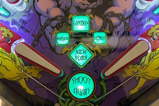 The Houdini playfield