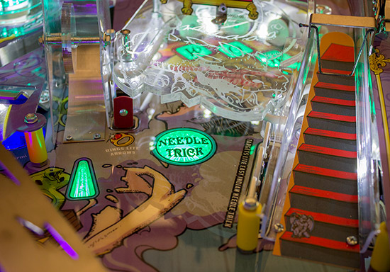 The Houdini playfield