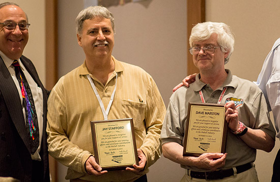 Jay and Dave with their awards