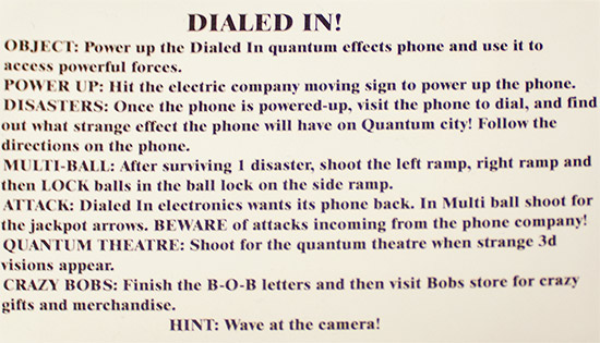 Instruction card