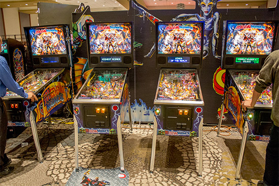 On the opposite side of the aisle Chicago Gaming had four Medieval Madness remakes