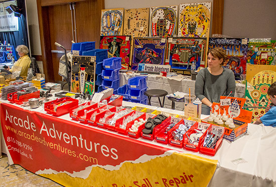 Arcade Adventures had a wide range of pinball parts for sale