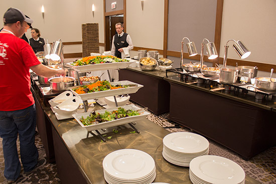 The Bumper Blast buffet meal