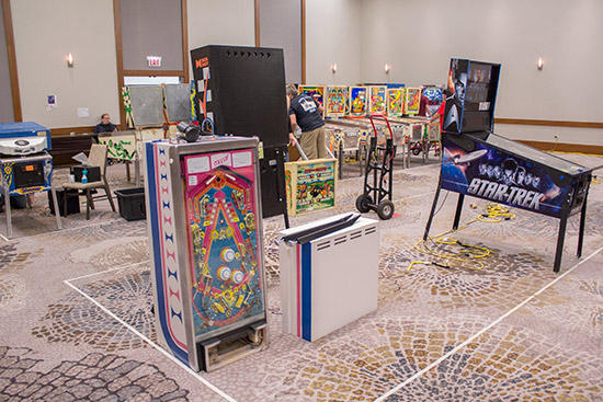Game owners were packing their machines away too