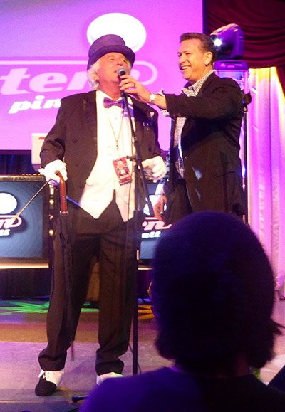 Gary Stern with the event's magician