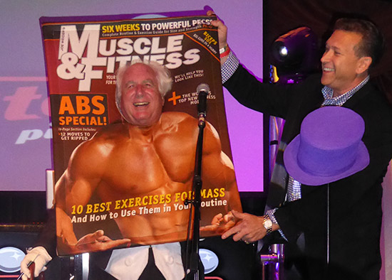 Gary Stern with the event's magician