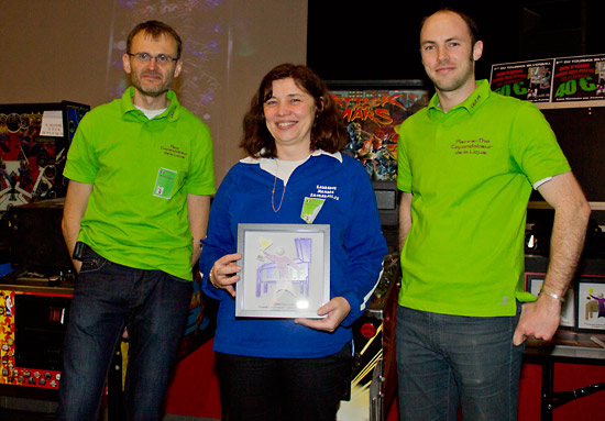 Best female player, Laurence Boulieu