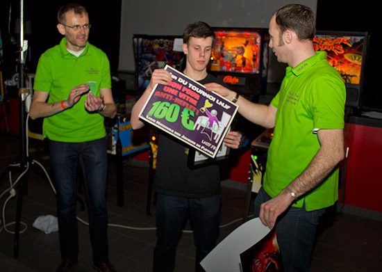 Winner of Saturday's tournament, David Gr&eacute;millet