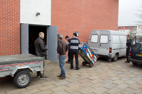 Games continued to arrive on Saturday morning