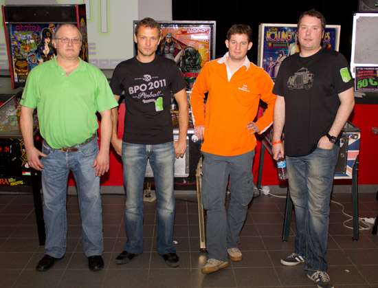 The final four (L-R):
