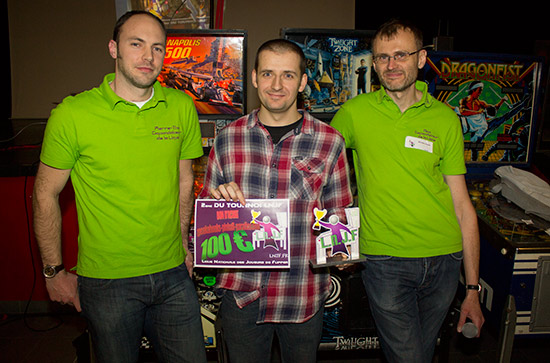 Second place, Nicolas Rees