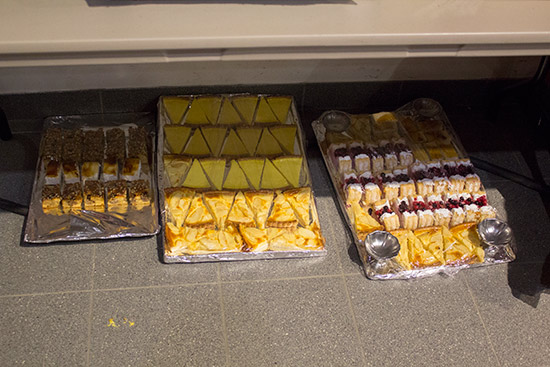 Deserts in waiting for later in the evening