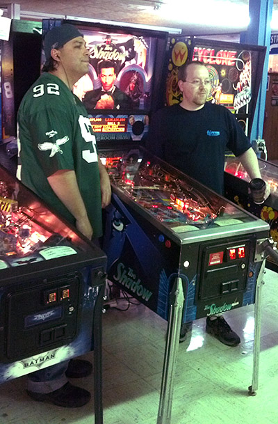 Justin Bath and Drew Cedolia after their epic 10 billion point match on The Shadow