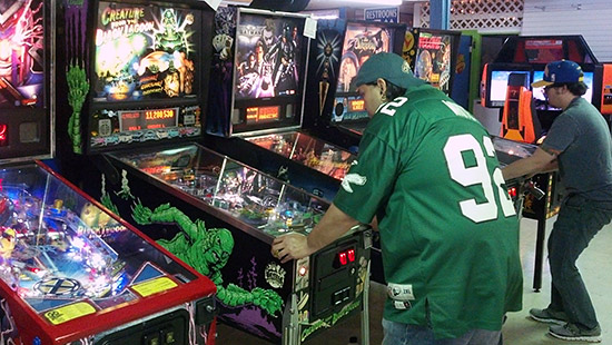 Justin Bath plays Creature during the finals
