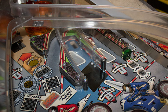 Details from the Full Throttle playfield