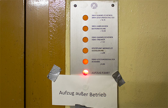 Elevator out of service