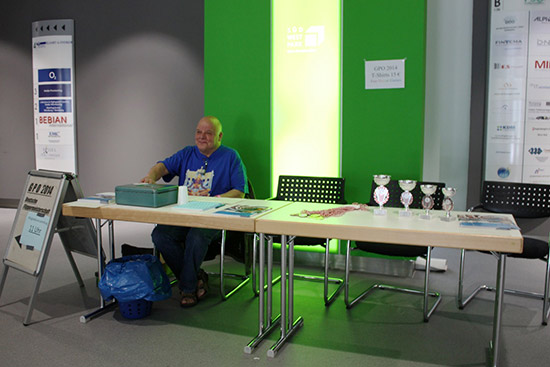 The main registration desk