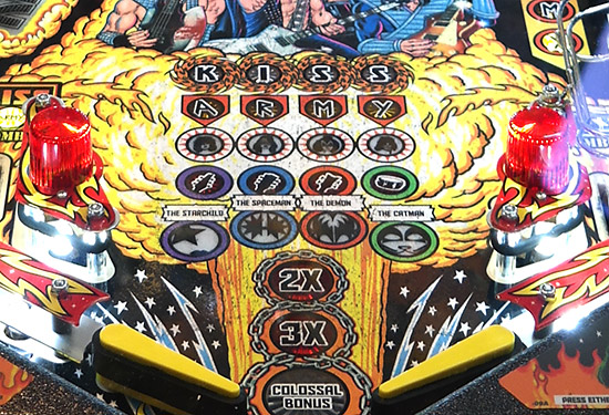 Black grains on the Kiss playfield