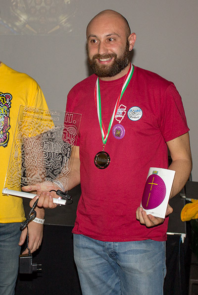 Third place, Daniele Celestino Acciari