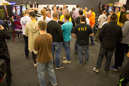 Players wait for the start of qualifying