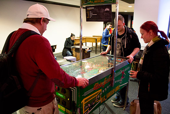 Head-to-head pinball
