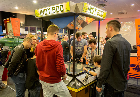 A four-player racing game