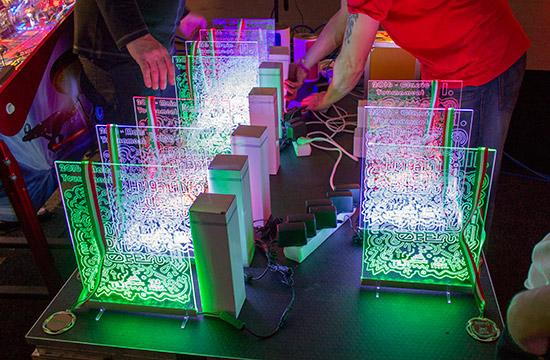 The trophies for the classic and HPO tournaments